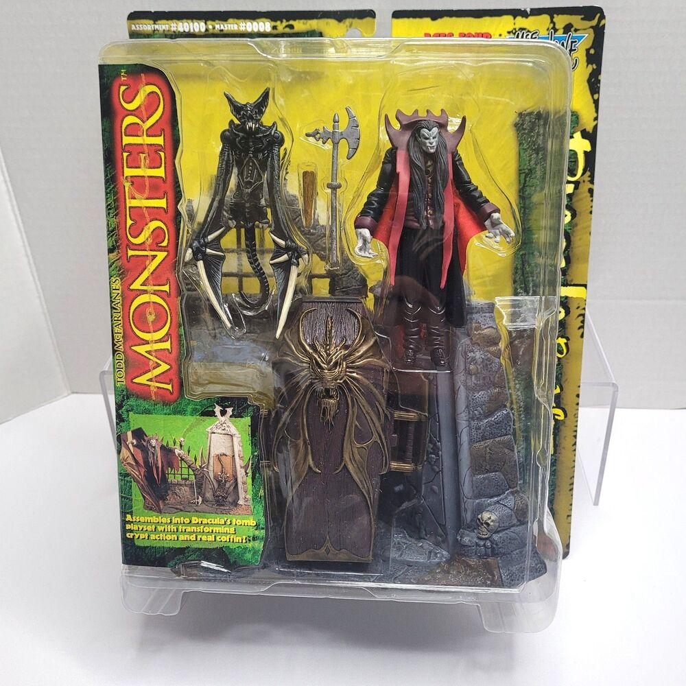 McFarlane Toys Monsters Series 1 Dracula Playset Figure 1997 Vintage NIB